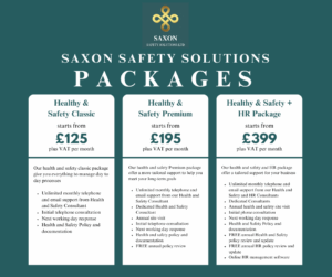 saxon safety solutions pricing packages